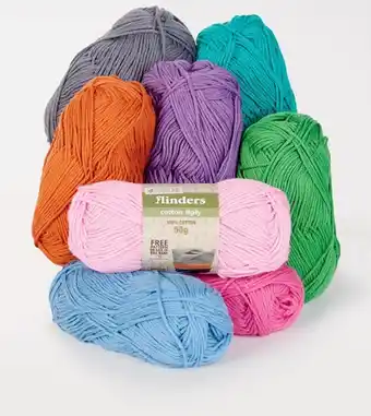 30% off 4 Seasons Flinders Cotton 8ply, 50g - Plain