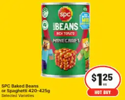 IGA SPC Baked Beans or Spaghetti offer