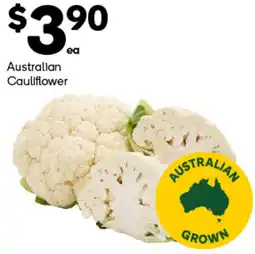 Woolworths Australian Cauliflower offer