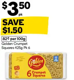Woolworths Golden Crumpet Squares offer
