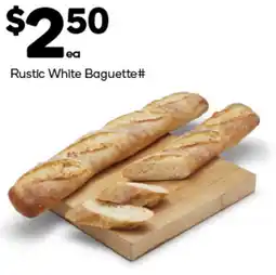 Woolworths Rustic White Baguette offer