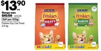 Woolworths Friskies Dry Cat Food offer