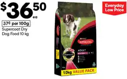 Woolworths Supercoat Dry Dog Food offer