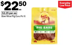 Woolworths Bow Wow Pig Ears offer