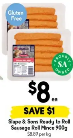 Drakes Slape & Sons Ready to Roll Sausage Roll Mince offer