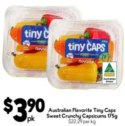 Drakes Australian Flavorite Tiny Caps Sweet Crunchy Capsicums offer