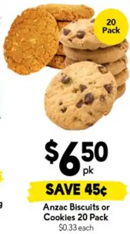 Drakes Anzac Biscuits or Cookies offer