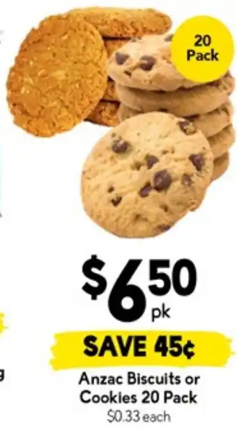 Drakes Anzac Biscuits or Cookies offer