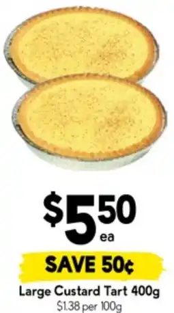 Drakes Large Custard Tart offer