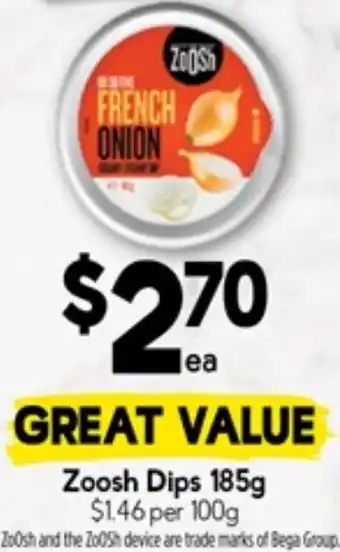 Drakes Zoosh Dips offer