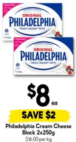 Drakes Philadelphia Cream Cheese Block offer