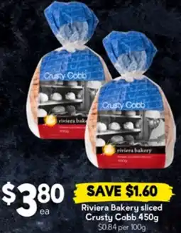 Drakes Riviera Bakery sliced Crusty Cobb offer