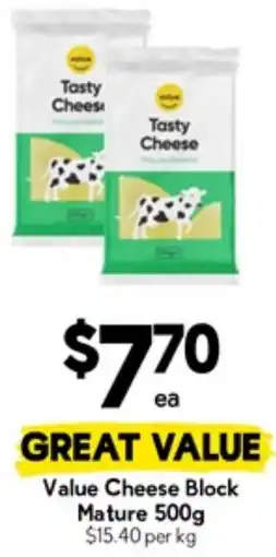 Drakes Value Cheese Block Mature offer
