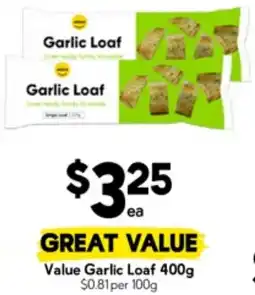 Drakes Value Garlic Loaf offer