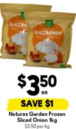 Drakes Natures Garden Frozen Sliced Onion offer