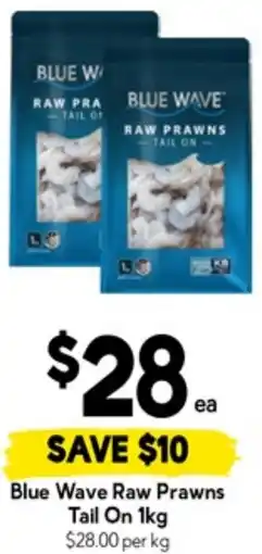Drakes Blue Wave Raw Prawns Tail On offer