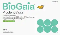 Soul Pattinson Chemist BioGaia Prodentis Kids Probiotic Lozenges Apple Flavour 10 Lozenges offer