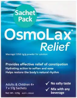 Soul Pattinson Chemist OsmoLax Relief Sachets offer