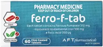 Soul Pattinson Chemist Ferro-F-Tab 60 Tablets offer