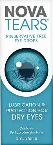 Soul Pattinson Chemist NovaTears Preservative Free Eye Drops offer