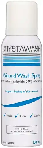 Soul Pattinson Chemist Crystawash Wound Wash Spray offer