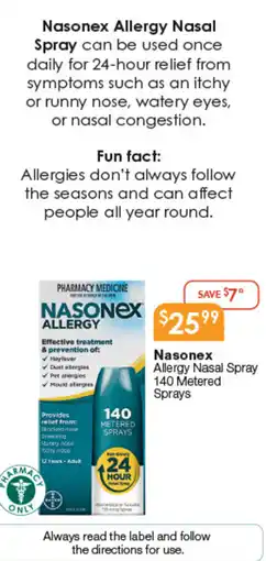 Soul Pattinson Chemist Nasonex offer