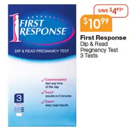 Soul Pattinson Chemist First Response offer