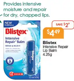 Soul Pattinson Chemist Blistex offer