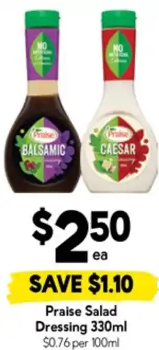 Drakes Praise Salad Dressing offer