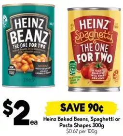 Drakes Heinz Baked Beans Spaghetti or Pasta Shapes offer