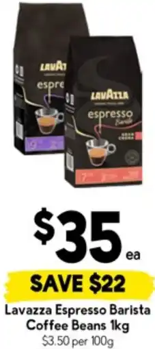 Drakes Lavazza Espresso Barista Coffee Beans offer