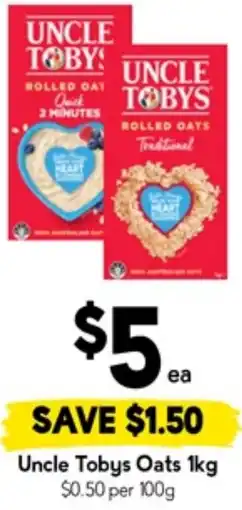 Drakes Uncle Tobys Oats offer