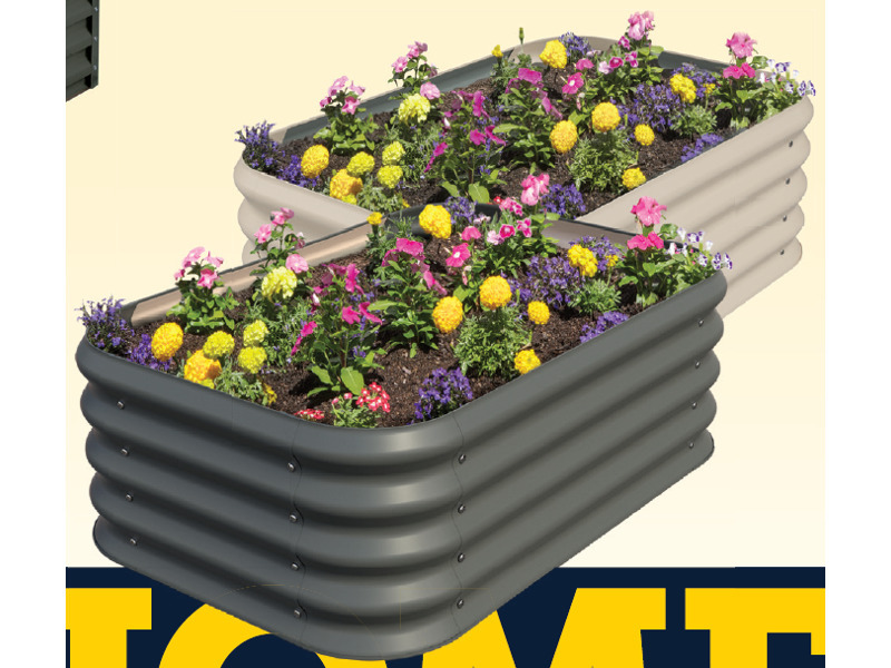 Corrugated garden beds offer at Stratco