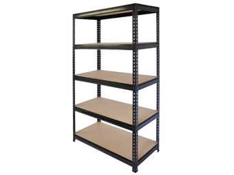 Stratco Stratco rivet lock black 6 shelf kit offer