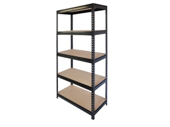 Stratco Stratco rivet lock black 5 shelf kit offer