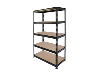 Stratco Stratco rivet lock black 5 shelf kit offer