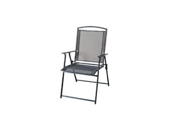 Stratco Grey foldable chair offer