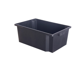 Stratco Black stackable recycle crates offer