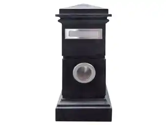 Stratco Roma charcoal pillar letterbox offer