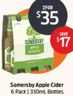BWS Somersby Apple Cider Bottles offer