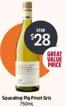 BWS Squealing Pig Pinot Gris offer