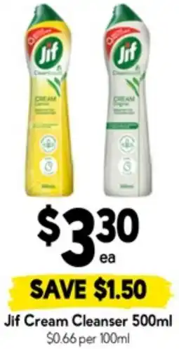 Drakes Jif Cream Cleanser offer