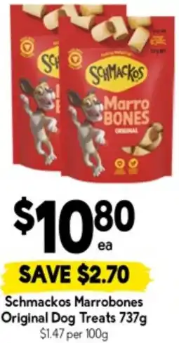 Drakes Schmackos Marrobones Original Dog Treats offer