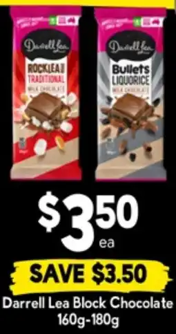 Drakes Darrell Lea Block Chocolate offer