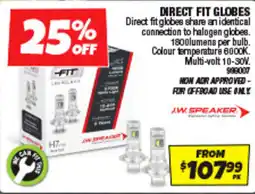 Autobarn Direct fit globes offer