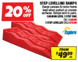 Autobarn Step levelling ramps offer