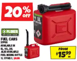 Autobarn Fuel cans offer