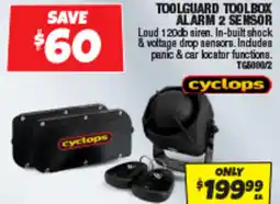 Autobarn Toolguard toolbox alarm 2 sensor offer