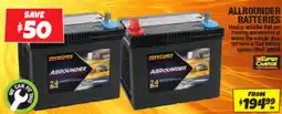 Autobarn Allrounder batteries offer