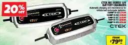Autobarn Ctek mx series 12v battery chargers offer